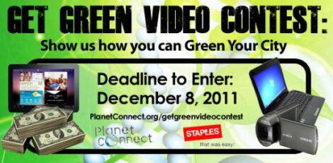 Planet Connect's Get Green Video Contest Image